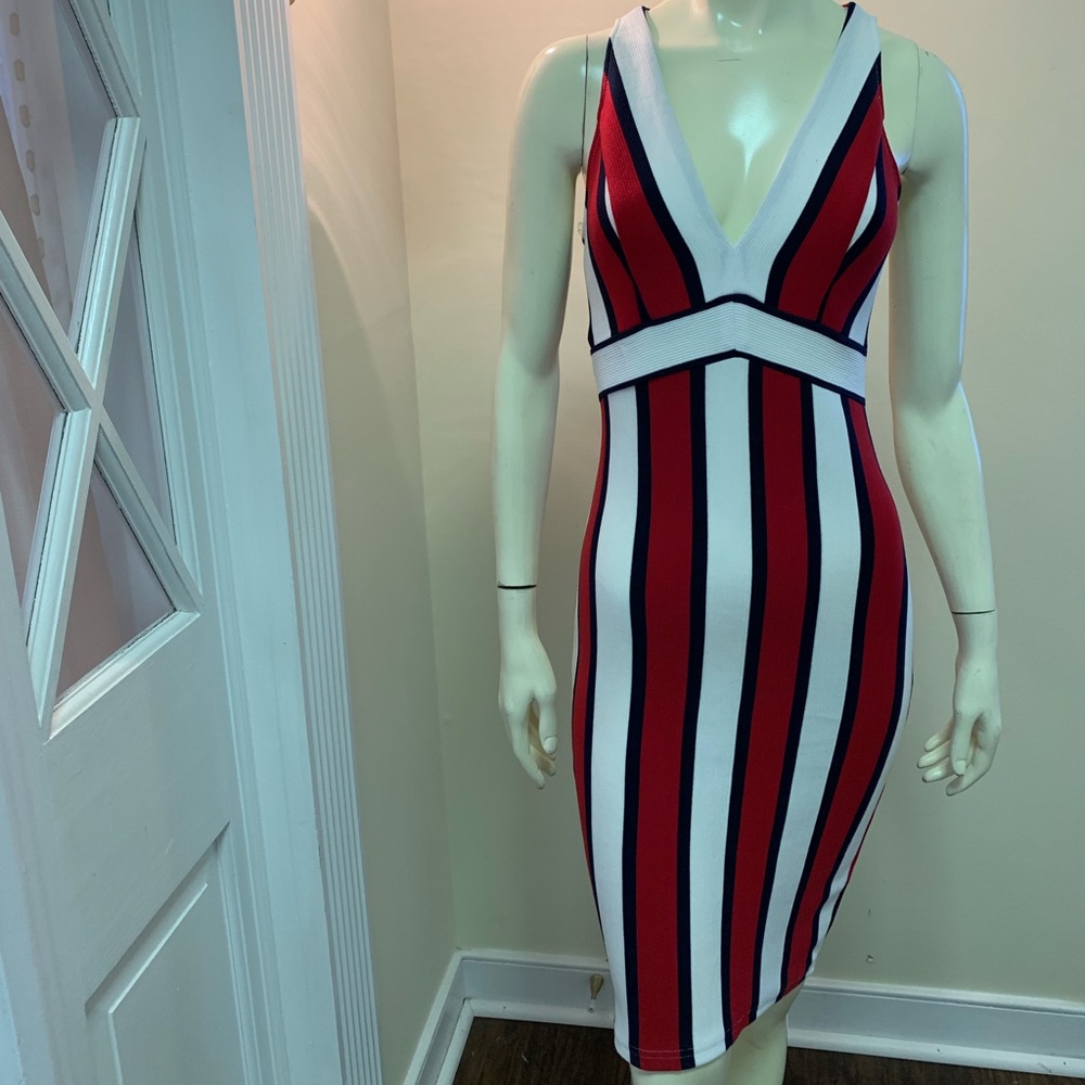 Women’s Marilynn Striped Midi Dress